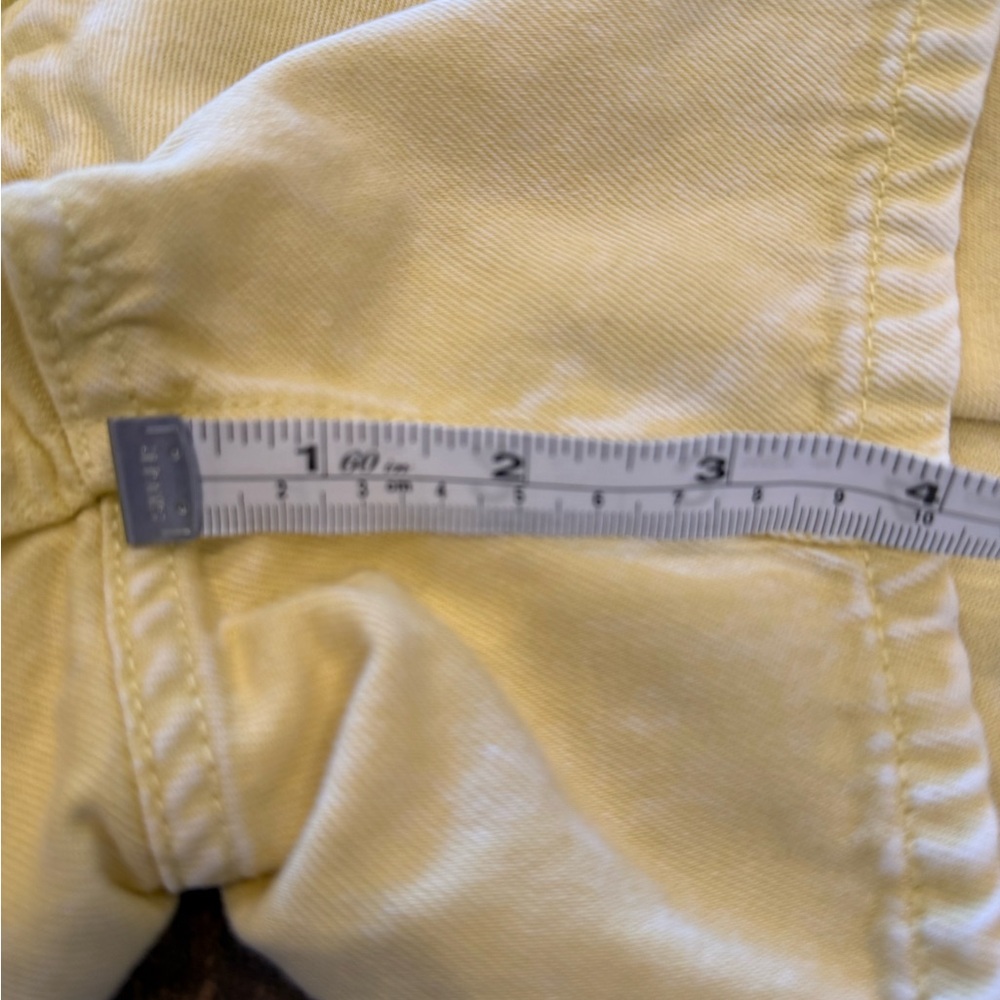 Pistola Parker Romper Yellow Utility Cuffed Shorts Button Front Size M - Picture 11 of 11